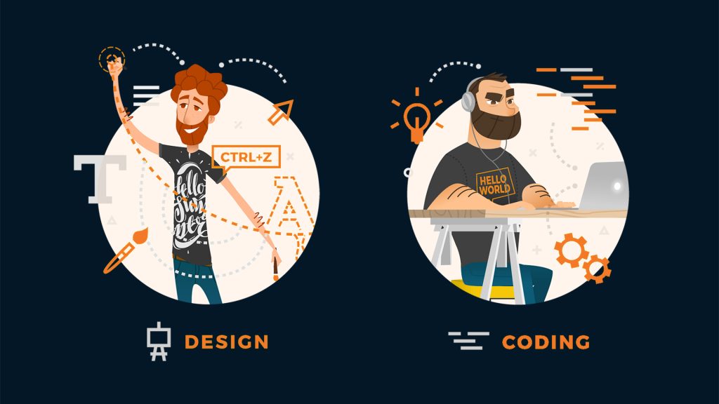 Web designer versus developer